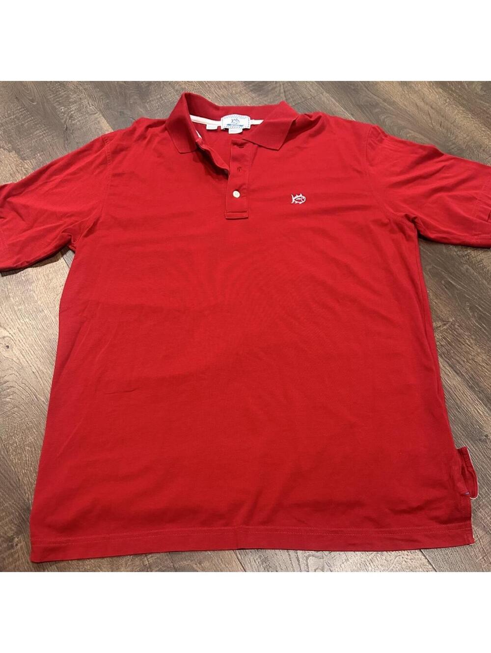 Southern Tide Men's Red Polo-shirt